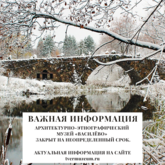 Архитектурно-этнографический музей «Василёво» закрыт на неопределённый срок