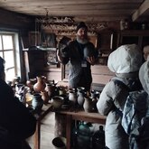 Сотрудники Вышневолоцкого краеведческого музея им. Г. Г. Монаховой в гостях у художника Андрея Павленко 