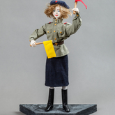 Онлайн-выставка кукол «Песни военных лет»: «Как, скажи, тебя зовут?» / Удомельский краеведческий музей (часть 12)