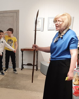 В Удомельском краеведческом музее прошла интерактивная программа с мастер-классом "Широкая масленица"