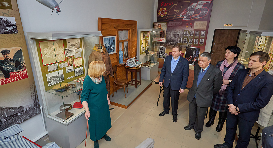 Удомельский краеведческий музей посетили представители космической отрасли России