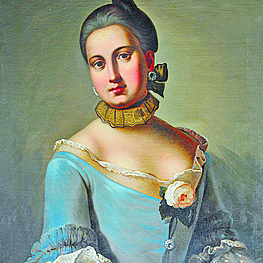 Портрет княгини Куракиной Елены Степановны (1735-1768), урожденной Апраксиной. 