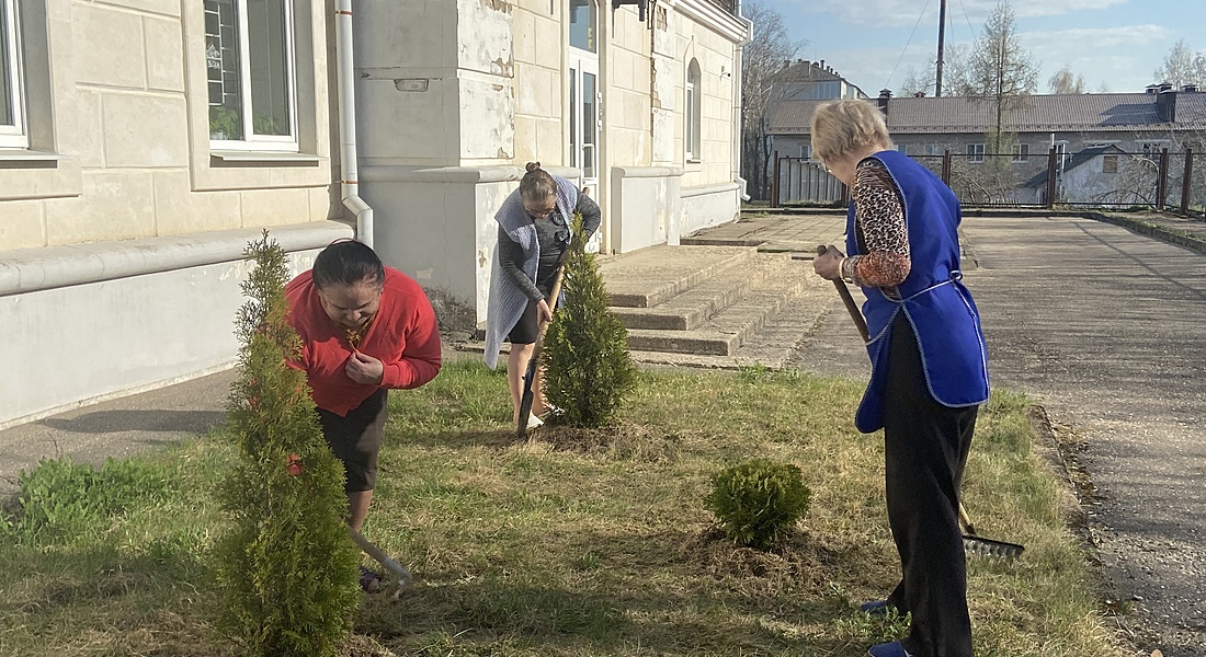 Субботники в филиалах Тверского государственного объединённого музея Субботники в филиалах Тверского государственного объединённого музея