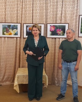 Открытие выставки художественной фотографии «Цветное настроение»