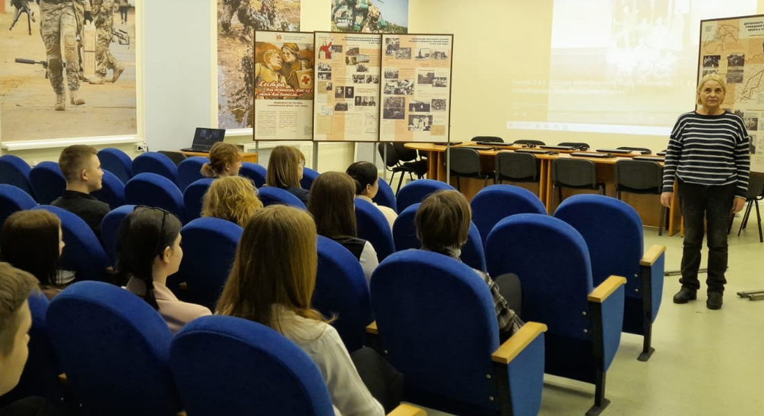 Научный сотрудник Музея Калининского фронта провела тематическое мероприятие в школе 