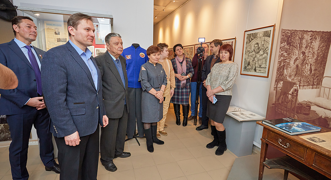 Удомельский краеведческий музей посетили представители космической отрасли России