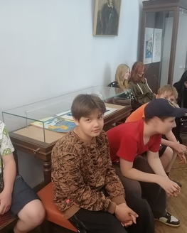 Шестиклассники в Музее А.С. Пушкина в Торжке