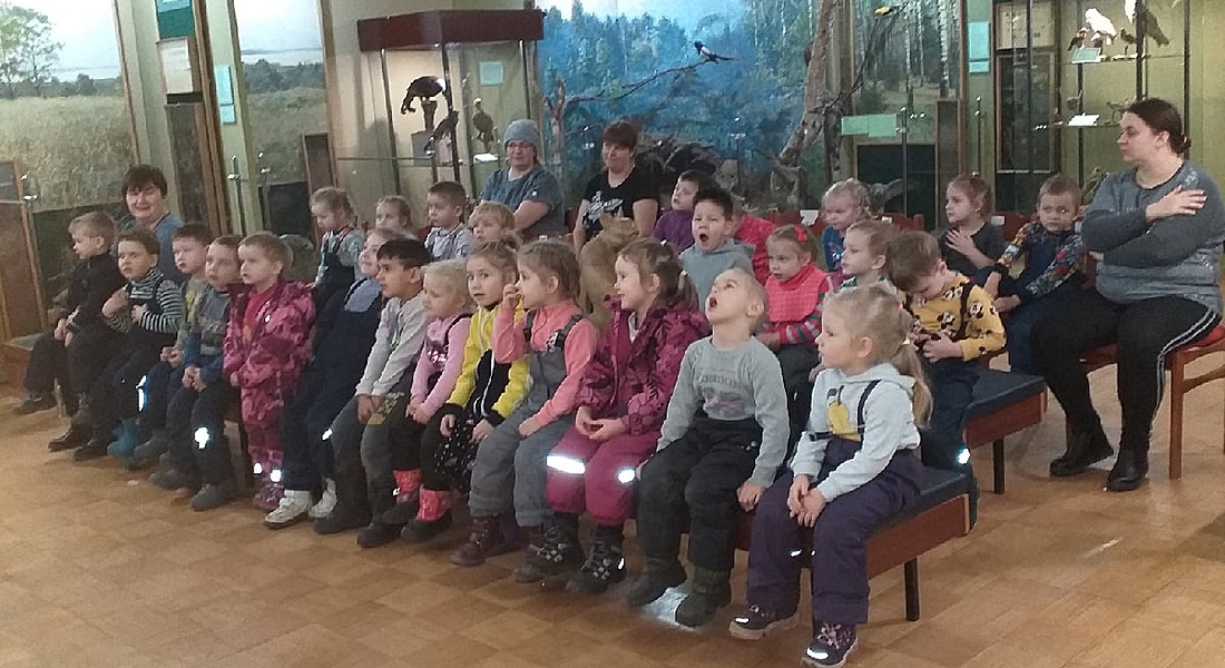 В Осташковском краеведческом музее прошло интерактивное занятия «Синичкин день» для воспитанников детского сада «Огонек»