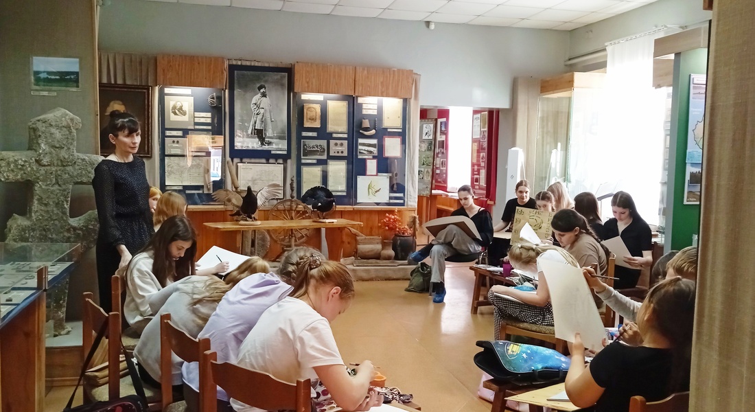 Зубцовский краеведческий музей приютил в своих залах учеников художественной школы