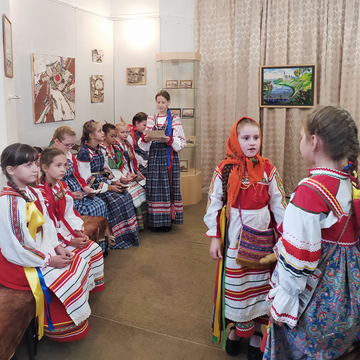 В Кашинском краеведческом музее прошла программа «Мы Воздвиженье встречаем, вспоминаем старину»