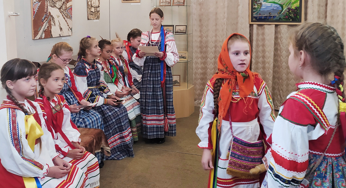 В Кашинском краеведческом музее прошла программа «Мы Воздвиженье встречаем, вспоминаем старину»