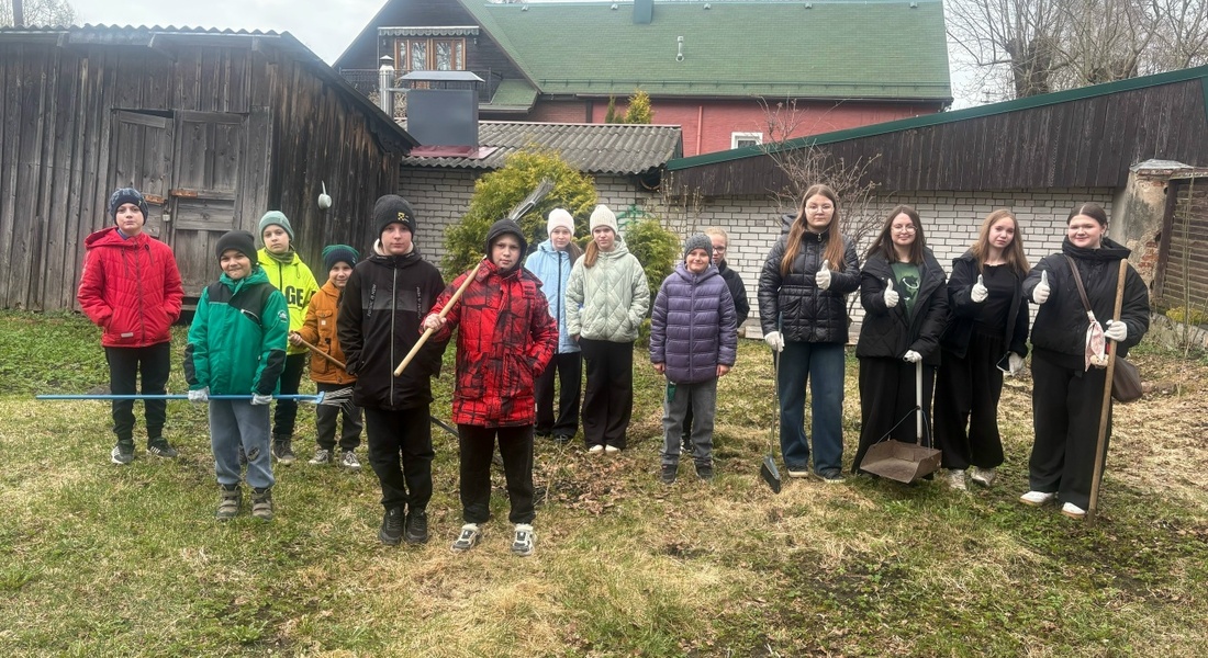 Субботник в Осташковским краеведческом музее