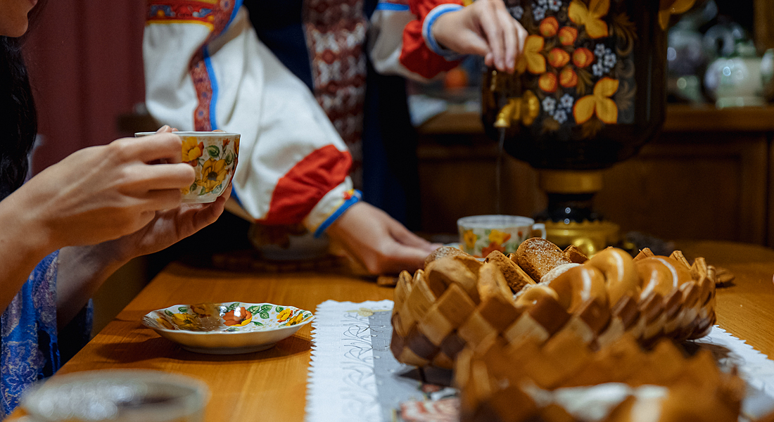 Интерактивное мероприятие «Русские самовары. Тверское чаепитие» Интерактивное мероприятие «Русские самовары. Тверское чаепитие»