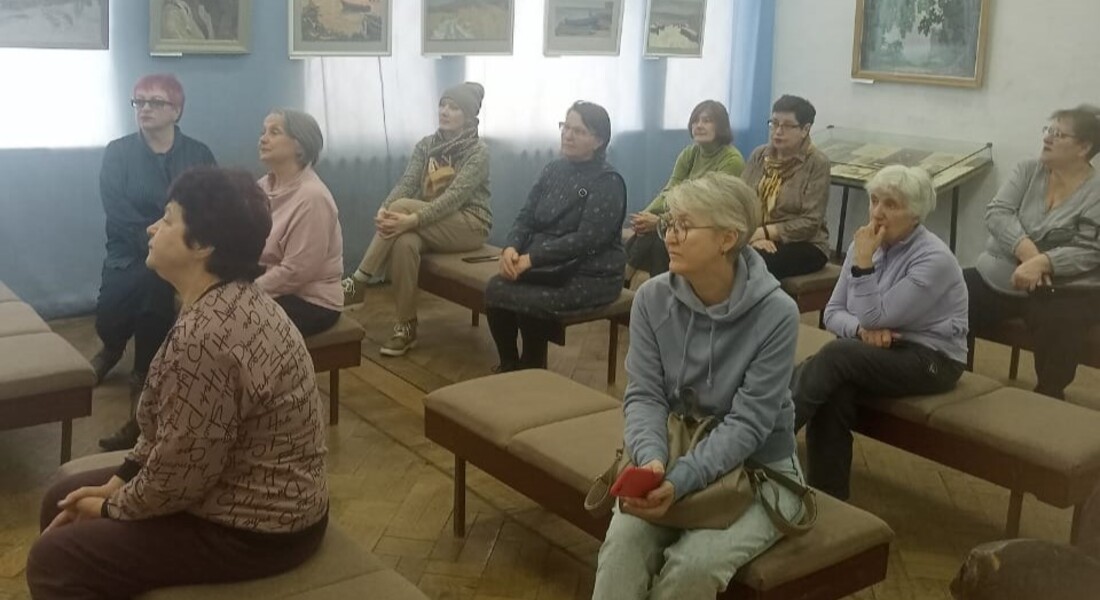 Мероприятие,  посвященное выставке «Родные просторы», в Осташковском краеведческом музее