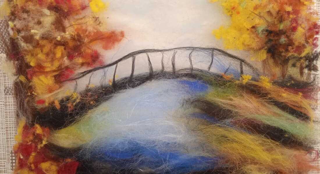 Мастер-класс по рисованию шерстью (формат А4)