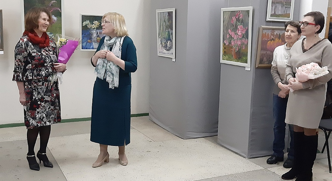 Открытие выставки живописи художника Валентины Баяндиной «Мой цветной мир»