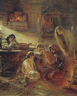 Приглашаем детей на «Святочные посиделки» Приглашаем детей на «Святочные посиделки»