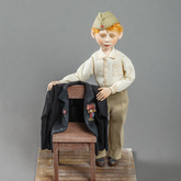 Онлайн-выставка кукол «Песни военных лет»: минута молчания (часть 6)