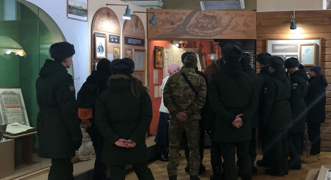 Калязинский краеведческий музей им. И.Ф. Никольского посетили  военнослужащие