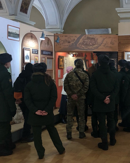 Калязинский краеведческий музей им. И.Ф. Никольского посетили  военнослужащие