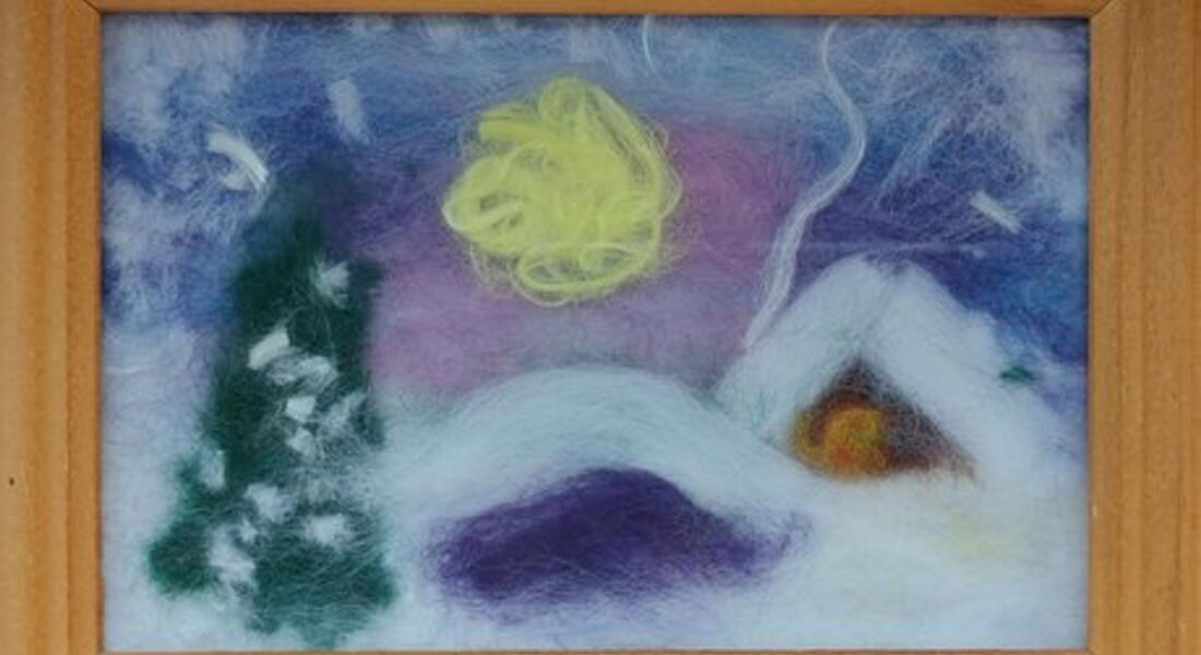 Мастер-класс по рисованию шерстью (формат А4) Мастер-класс по рисованию шерстью (формат А4)