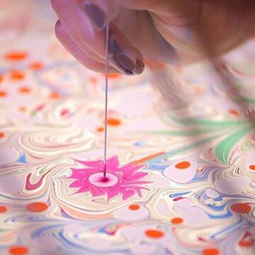 Мастер-класс «Эбру: от древности до современности»