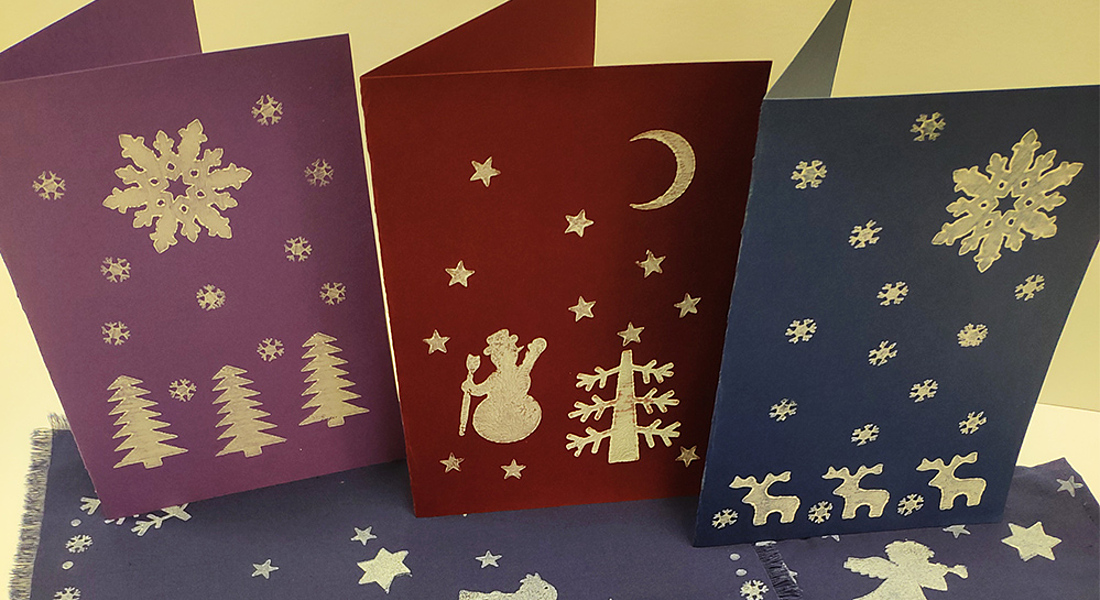 «Рождественская салфетка и открытка»