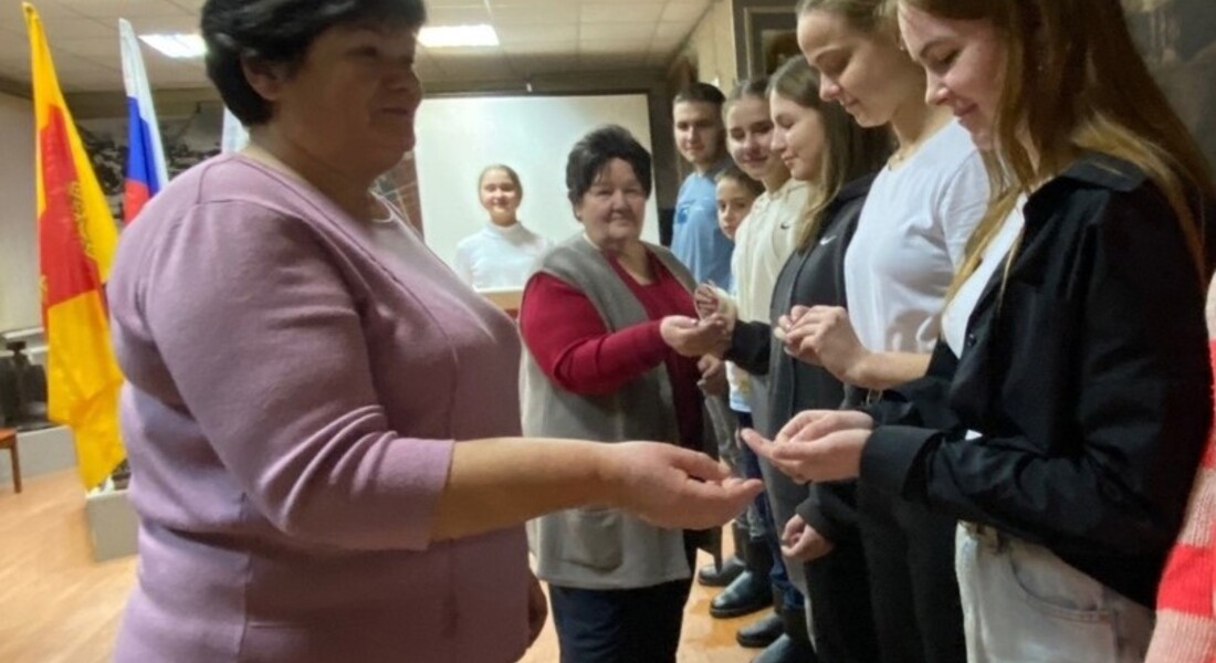 В музее прошла церемония посвящения участников "Движения первых" в хранители истории 