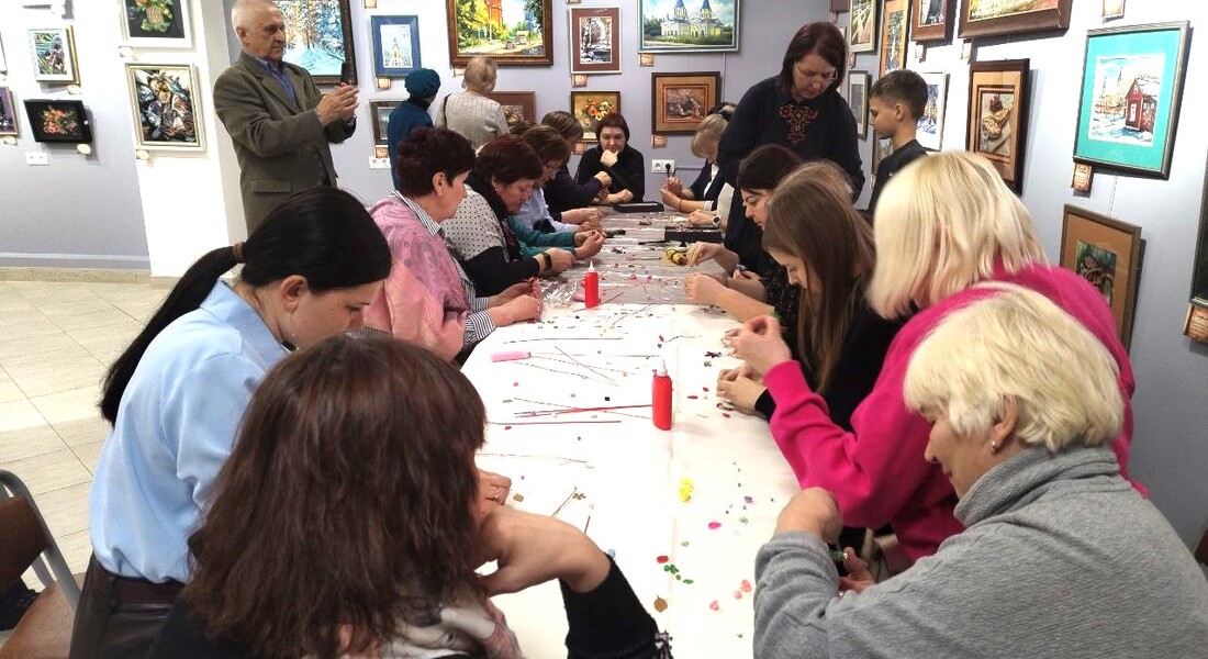 Открытие выставки «С любовью к родному краю» Открытие выставки «С любовью к родному краю»