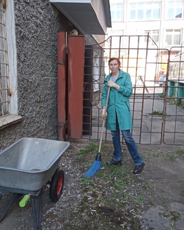В Кимрском краеведческом музее прошёл субботник