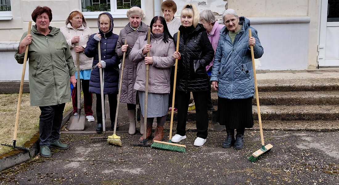 В Старицком краеведческом музее прошел субботник