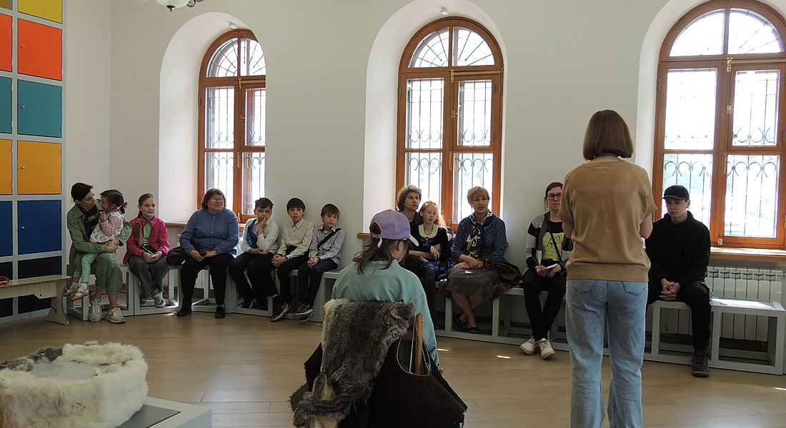 В музее прошло интерактивное мероприятие для граждан, вынужденно покинувших Донецкую и Луганскую Народные Республики и прибывших на территорию Российской Федерации