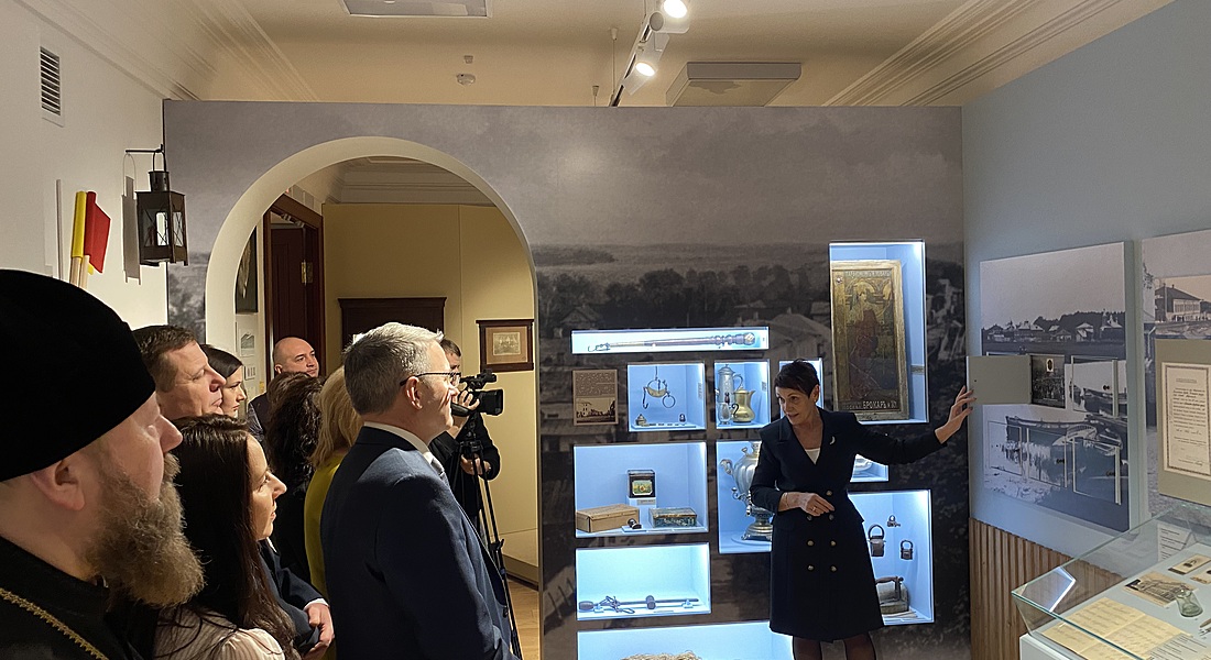 Открытие краеведческой экспозиции в  Бежецком мемориально-литературном и краеведческом музее 