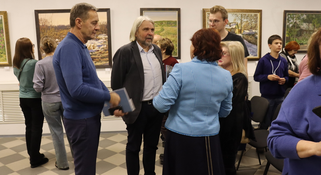Открытие выставки живописи Евгения Викторовича Ромашко