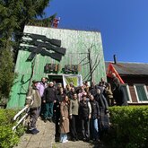 Участники автопробега в Музее партизанской славы