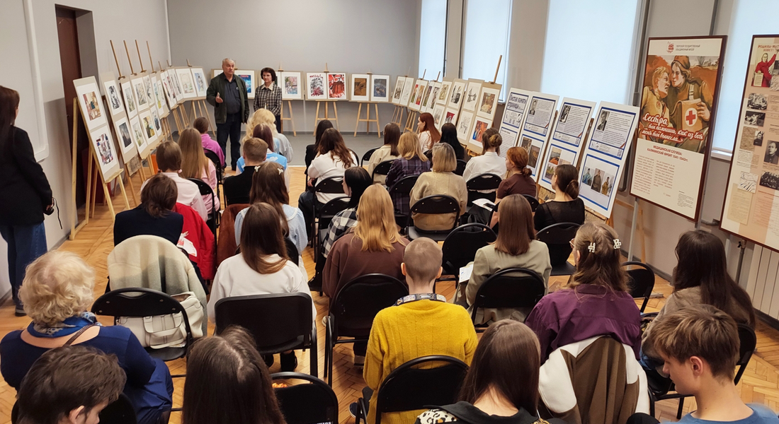 Музей Калининского фронта открыл передвижную выставку в Тверском филиале РГУ имени А. Н. Косыгина 