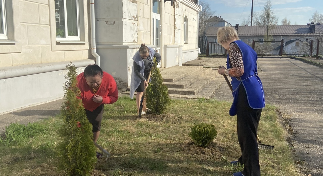 Субботники в филиалах Тверского государственного объединённого музея Субботники в филиалах Тверского государственного объединённого музея