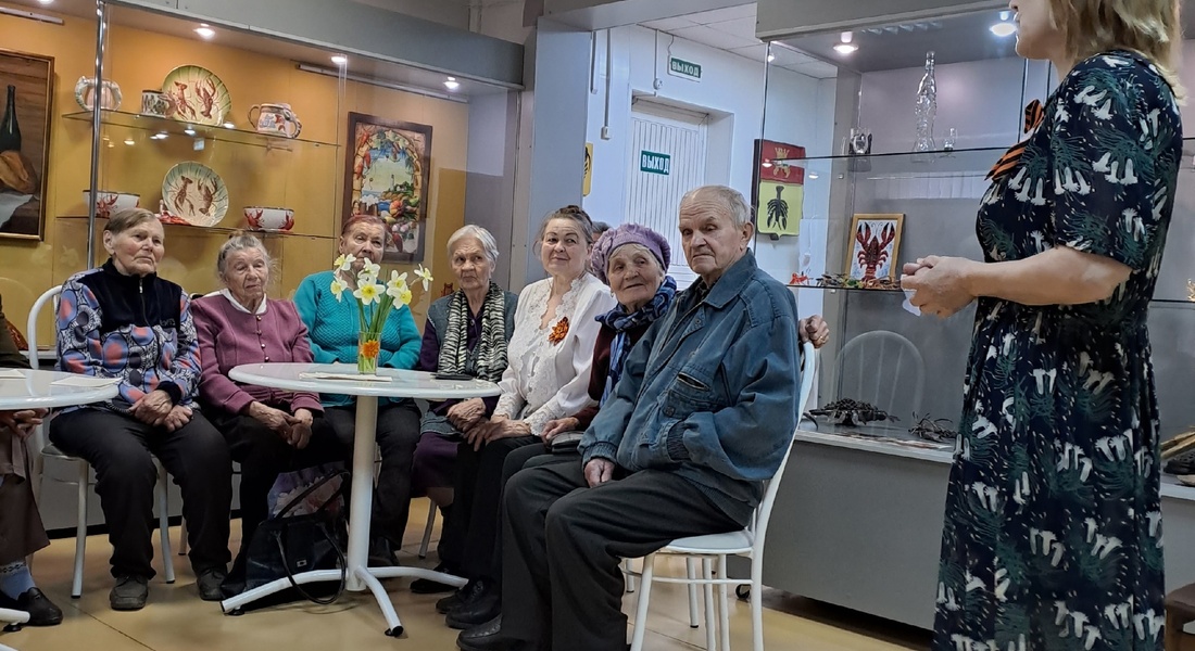 В Весьегонском краеведческом музее им. А.А. Виноградова прошло мероприятие «Встреча с военной песней»