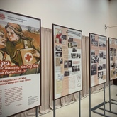 В воинской части №  53956 г.Твери открыта передвижная выставка «Сестра, ты помнишь, как из боя меня ты вынесла в санбат?»