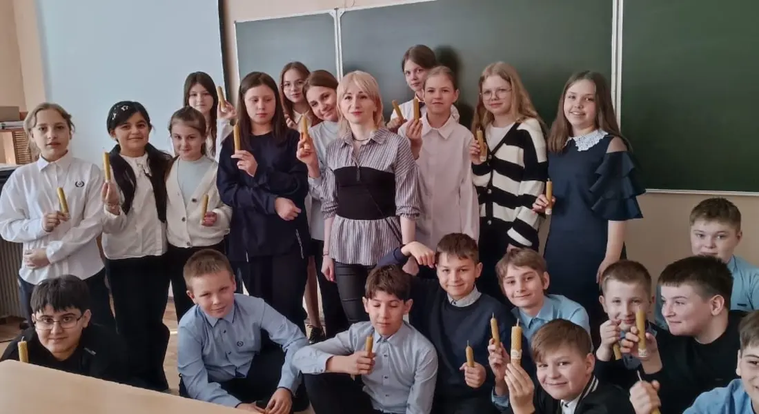 Сотрудник Музея тверского быта провела занятие в МОБУ Лицей № 15 в Вышнего Волочка Сотрудник Музея тверского быта провела занятие в МОБУ Лицей № 15 в Вышнего Волочка