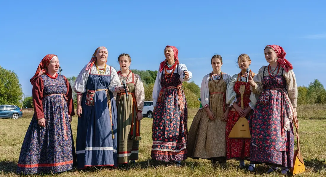 Семейная этностудия «Матица» открыла народные гуляния на фестивале «Новолетье» Семейная этностудия «Матица» открыла народные гуляния на фестивале «Новолетье»