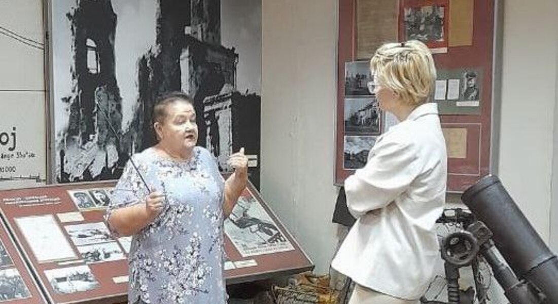 Министр культуры Тверской области в Бельском краеведческом музее Министр культуры Тверской области в Бельском краеведческом музее