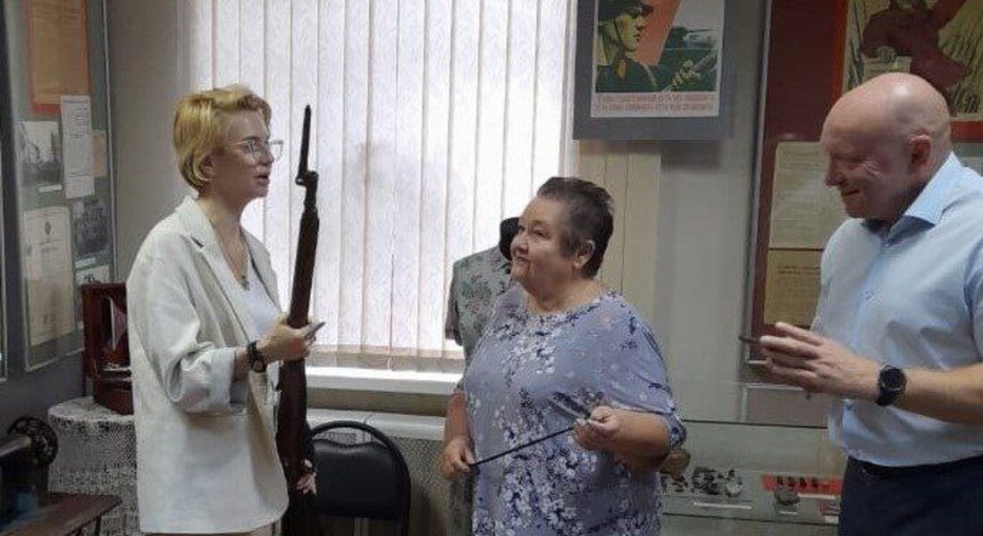 Министр культуры Тверской области в Бельском краеведческом музее Министр культуры Тверской области в Бельском краеведческом музее