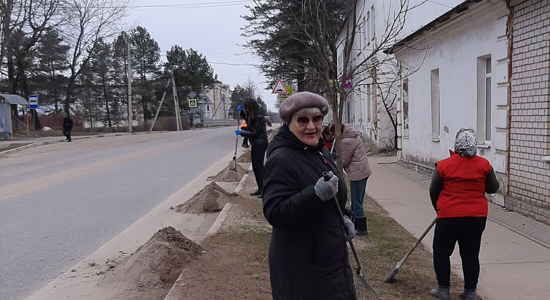 Субботник в Белом Субботник в Белом