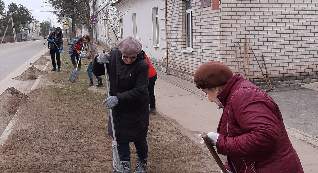 Субботник в Белом Субботник в Белом