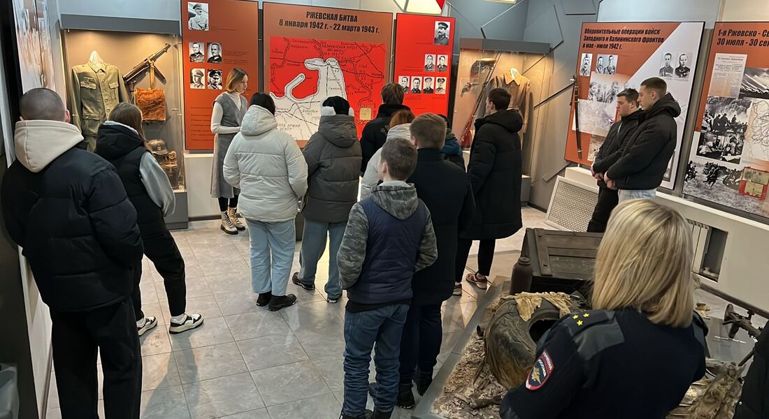 Подростки побывали на экскурсии в  Ржевском краеведческом музее