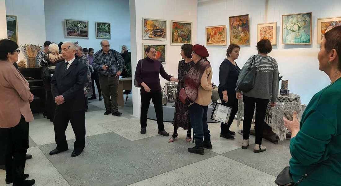 Открылась выставка живописи  Валентины Баяндиной «Поиск радости»