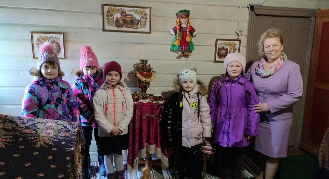 Школьники познакомились с историей сельца Тетьково
