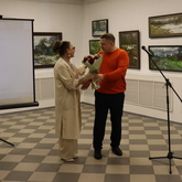 Открытие выставки живописи «Здесь Родины моей начало» в Вышневолоцком краеведческом музее им. Г. Г. Монаховой