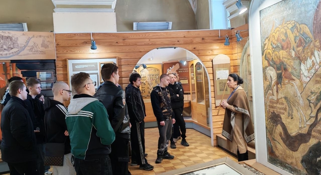 Ученики Кашинского колледжа посетили Калязинский краеведческий  музей им. И. Ф. Никольского